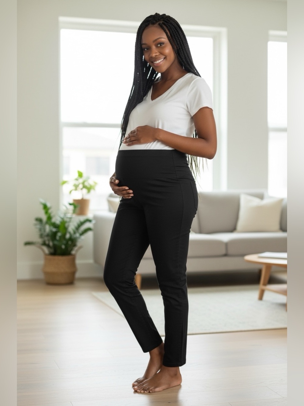 🫶🏻 Isabel Crossover Panel Maternity Pants 14/32